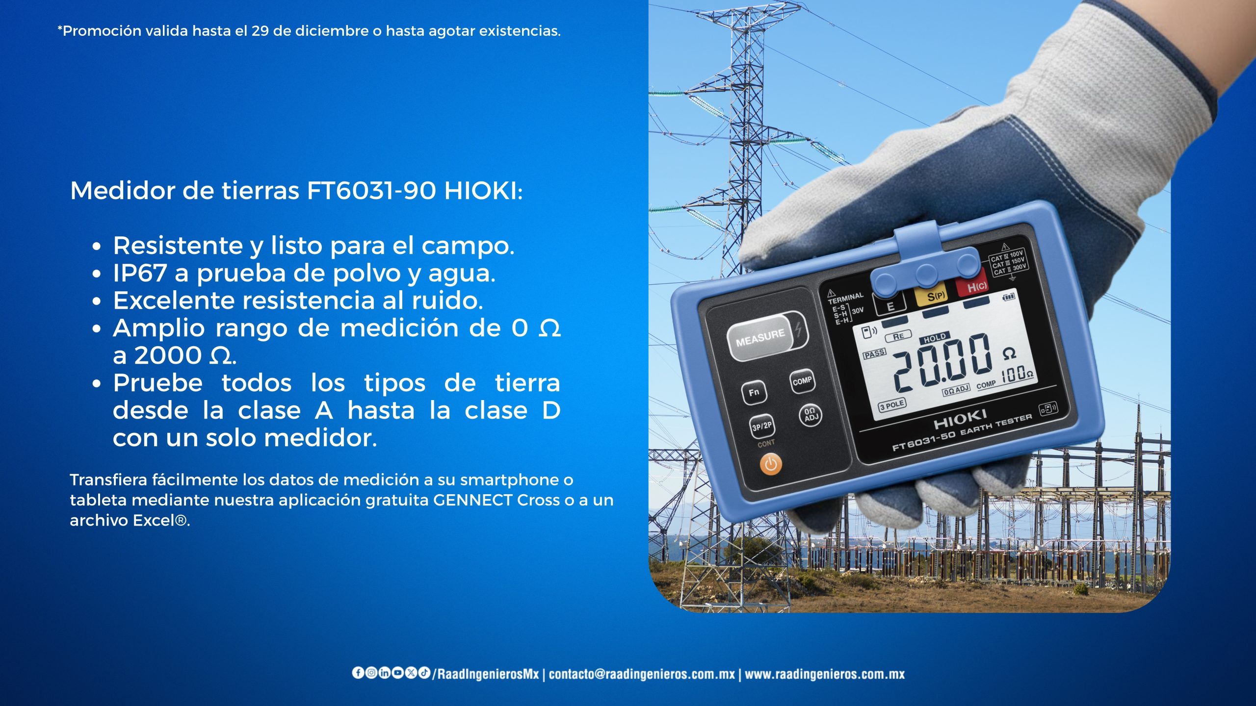 ¡Mejora tus herramientas de análisis de calidad de energía con la precisión y confiabilidad de HIOKI!